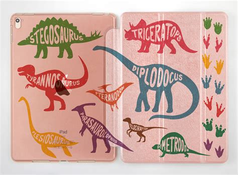 Rainbow Dinosaur Ipad Case Kids Ipad Case 9 7 Ipad Case 10 5 Etsy