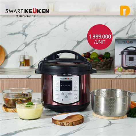 Jual Smart Keuken Digital Pressure Cooker Alat Masak Tekanan Tinggi