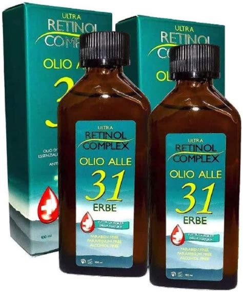 Retinol Complex Olio Alle 31 Erbe Senza Parabeni Paraffina E Alcohol