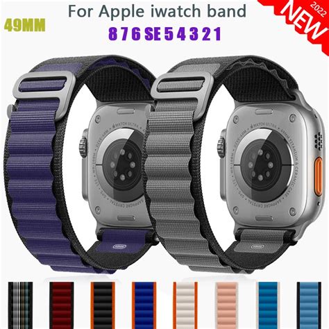 Pulseira Alpina Para Relógio apple 49mm 45mm 41mm 44mm 40mm Cinto De