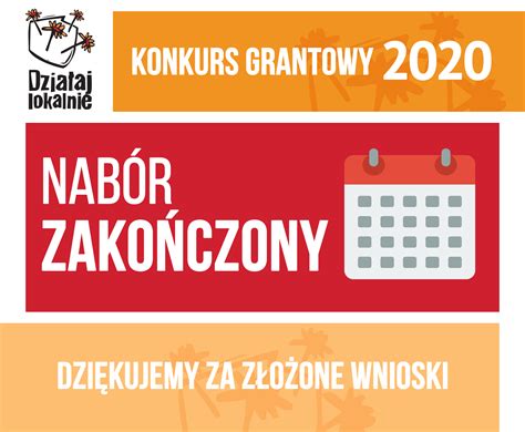 Zakończenie naboru do konkursu Działaj Lokalnie 2020 Fundacja