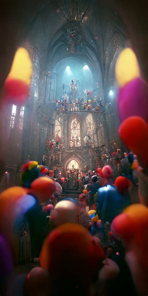 Midjourney Prompt A Gothic Church Interior With A Huge Prompthero