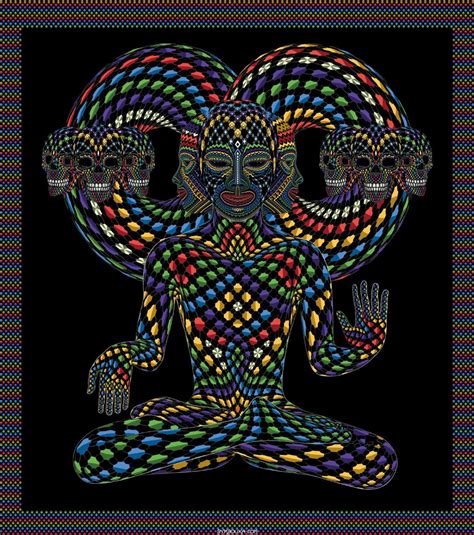 Psychedelic Art Print Visionary Art Trinfinity By Symbolika