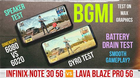 Infinix Note 30 5G Lava Blaze Pro 5G Bgmi Test On Max Graphics