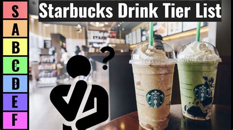 Starbucks Drink Tier List Youtube