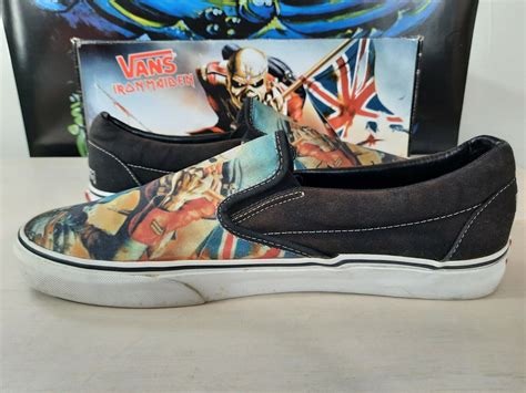 Vans Classic Slip On X Iron Maiden The Trooper Ship Gem