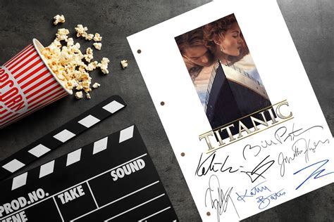 TITANIC Signed Movie Script Screenplay Reprint Leonardi | Etsy