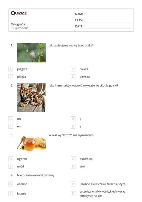 Ponad Litery Wielkie Litery Arkuszy Roboczych Dla Klasa W Quizizz