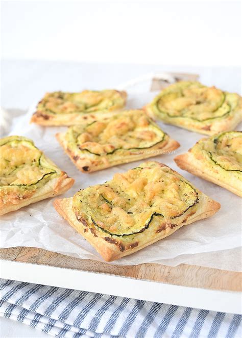 Courgette Roomkaas Bladerdeeg Hapjes Laura S Bakery