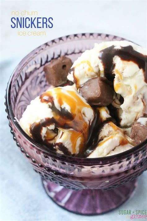 Homemade Snickers Ice Cream (with Video) ⋆ Sugar, Spice and Glitter