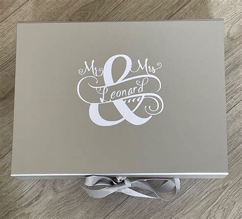 Extra Large Magnetic Gift Box With Changeable Ribbon LUXURY Keepsake