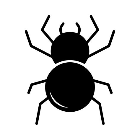 Black Spider Icon Insect Icon Vector 26734900 Vector Art At Vecteezy