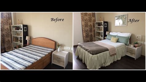 Bed Makeover Vintage Style Bedroom Youtube