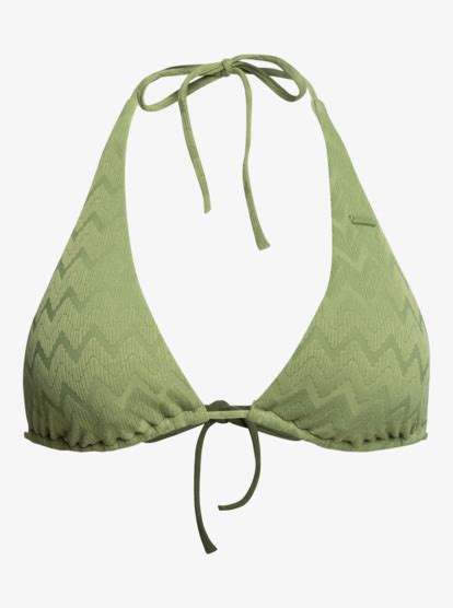 Current Coolness Elongated Triangle Bikini Top For Women Roxy