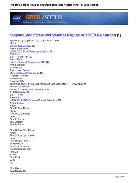 Fillable Online Sbir Gsfc Nasa Modelling Of Jet Noise A Perspective