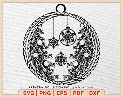 Christmas Scene Svg, Winter Scene Svg, Snowflake Svg, Christmas Svg ...