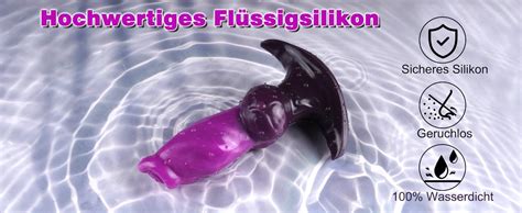 Anal Dildo Monster Aufblasbarer Dildo Diloschwanz für Männer Frauen Fantasy Knot Dildo Groß Anal