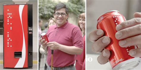 Coca Cola cria campanha fantástica para seus consumidores cegos