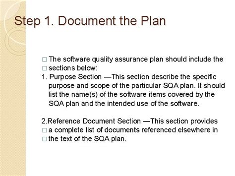 Software Quality Assurance Plan Software Quality Assurance Plan