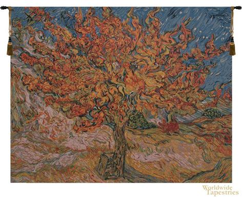 The Mulberry Tree II Van Gogh Art Tapestries Worldwide Tapestries