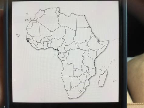 Africa Map quiz Diagram | Quizlet