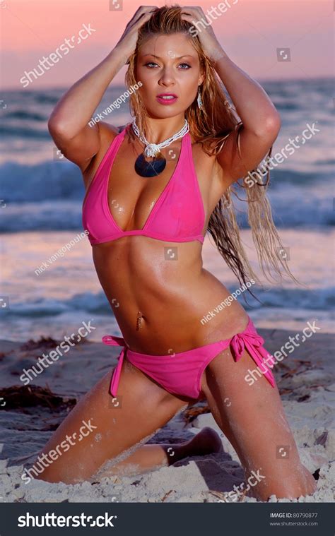 Sexy Beach Girl Micro Bikini Stock Photo 80790877 Shutterstock