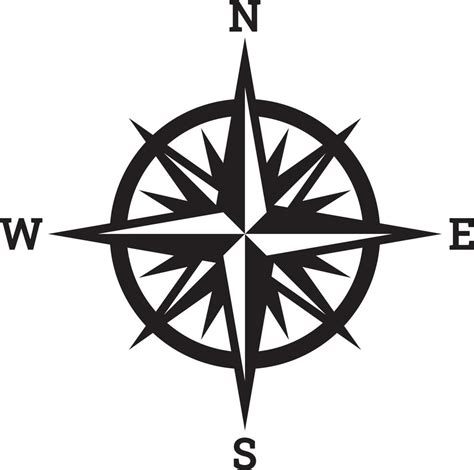 Nautical Compass Vector