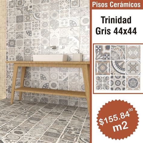 Piso Cerámico Trinidad Gris