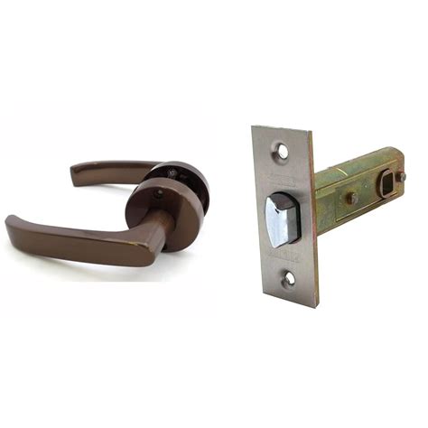 Jp 川口技研 Jレバー 空錠 丸座 住宅室内用レバーハンドル バックセット50mm Jl 24 1m Br ブラウン
