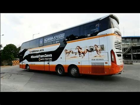 WIH Keren Bus Harapan Jaya SCANIA K 410IB Double Decker YouTube