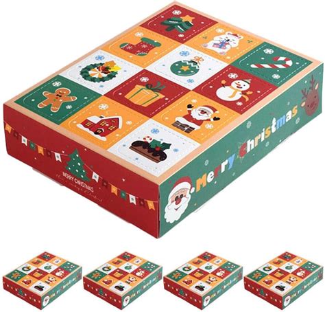 Gadpiparty Cajas De Calendario De Adviento De Navidad Para Llenar