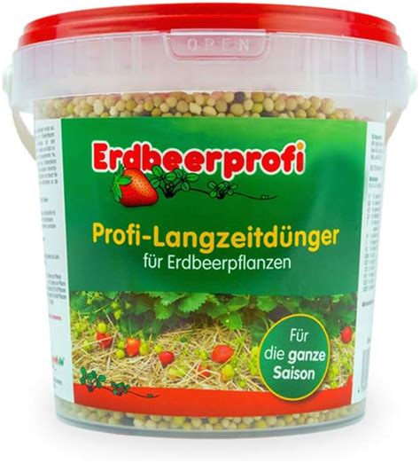 Erdbeerprofi Dünger für Erdbeeren 500 g Langzeitdünger für