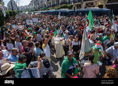 Protests During A Demonstration Against The Ruling Class In Algeria S