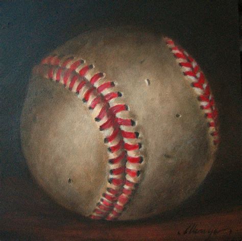 Baseball Painting at PaintingValley.com | Explore collection of ...