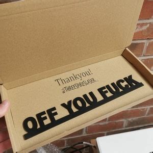Off You Fuck Door Topper Shelf Decor Wall Decor Quirky Home Interior Decor Etsy Uk