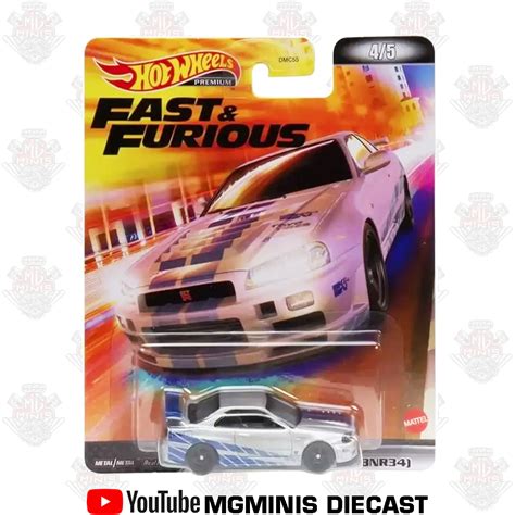 Hot Wheels Premium Fast And Furious Nissan Skyline Gt R R Mgminis