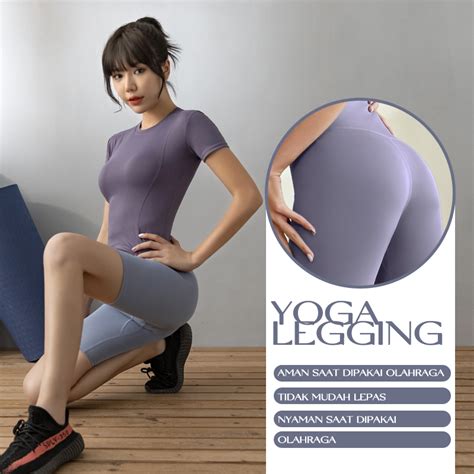 Jual DIQIAN Celana Pendek Legging Pants Yoga Legging Pendek Legging