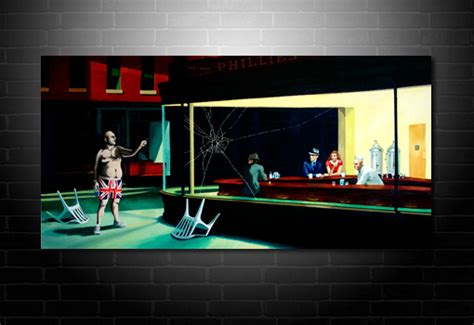 Banksy Print Nighthawks