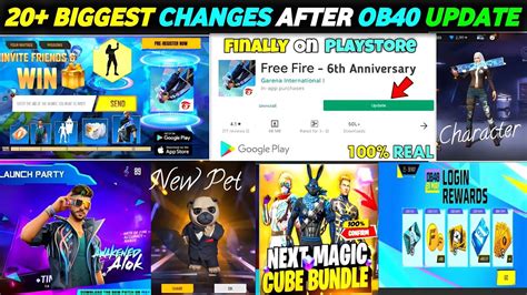 FREE FIRE NEW EVENT FREE FIRE OB40 UPDATE OB40 UPDATE FREE FIRE