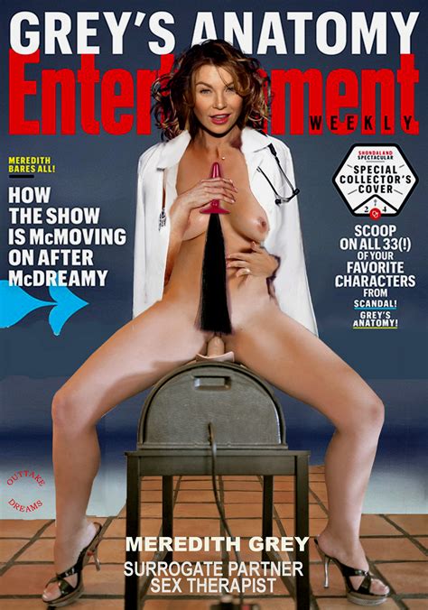 Post 2584154 Ellen Pompeo Fakes Grey S Anatomy Meredith Grey Outtake