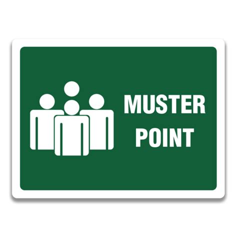 Muster Point Signage Safety Sign And Label