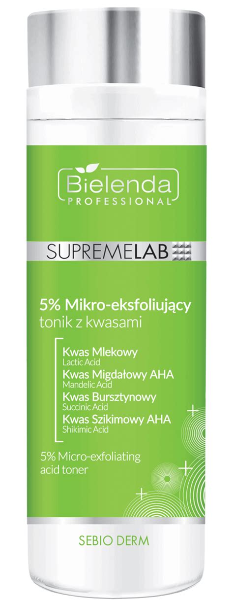 BIELENDA PROFESSIONAL SupermeLab Tonik Do Twarzy Z Kwasami Mikro