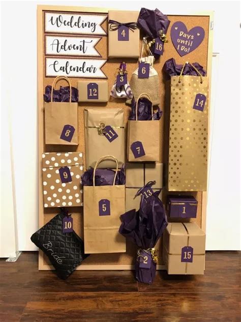 35 Diy Wedding Advent Calendar Ts For Counting Down To I Do Artofit