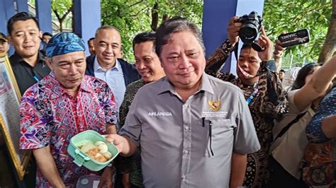 Airlangga Soal Kementerian Program Makan Siang Gratis Yang Penting