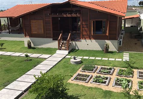 Construção De Casas De Madeira Casas Tropical