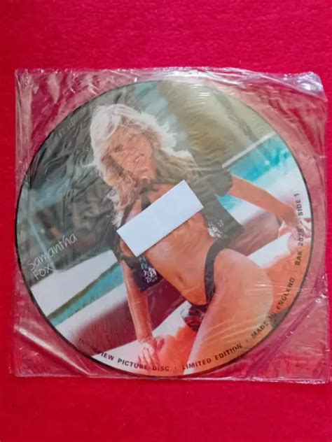 Samantha Fox Limited Edition Interview Picture Disc Lp Vinyl