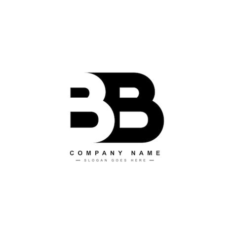 Premium Vector Initial Letter Bb Logo Minimal Monogram Logo For