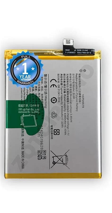 ZQTCIPRINO Original B H0 Battery For Vivo S1 1907 1907 1907 1913A