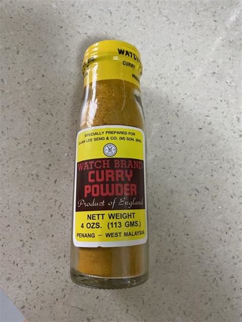 Best BuyEngland WATCH BRAND Curry Powder 113gm Shopee Singapore