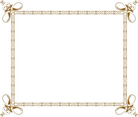 Archivo Transparente De Marco De Adorno Decorativo De Lujo Vector Png